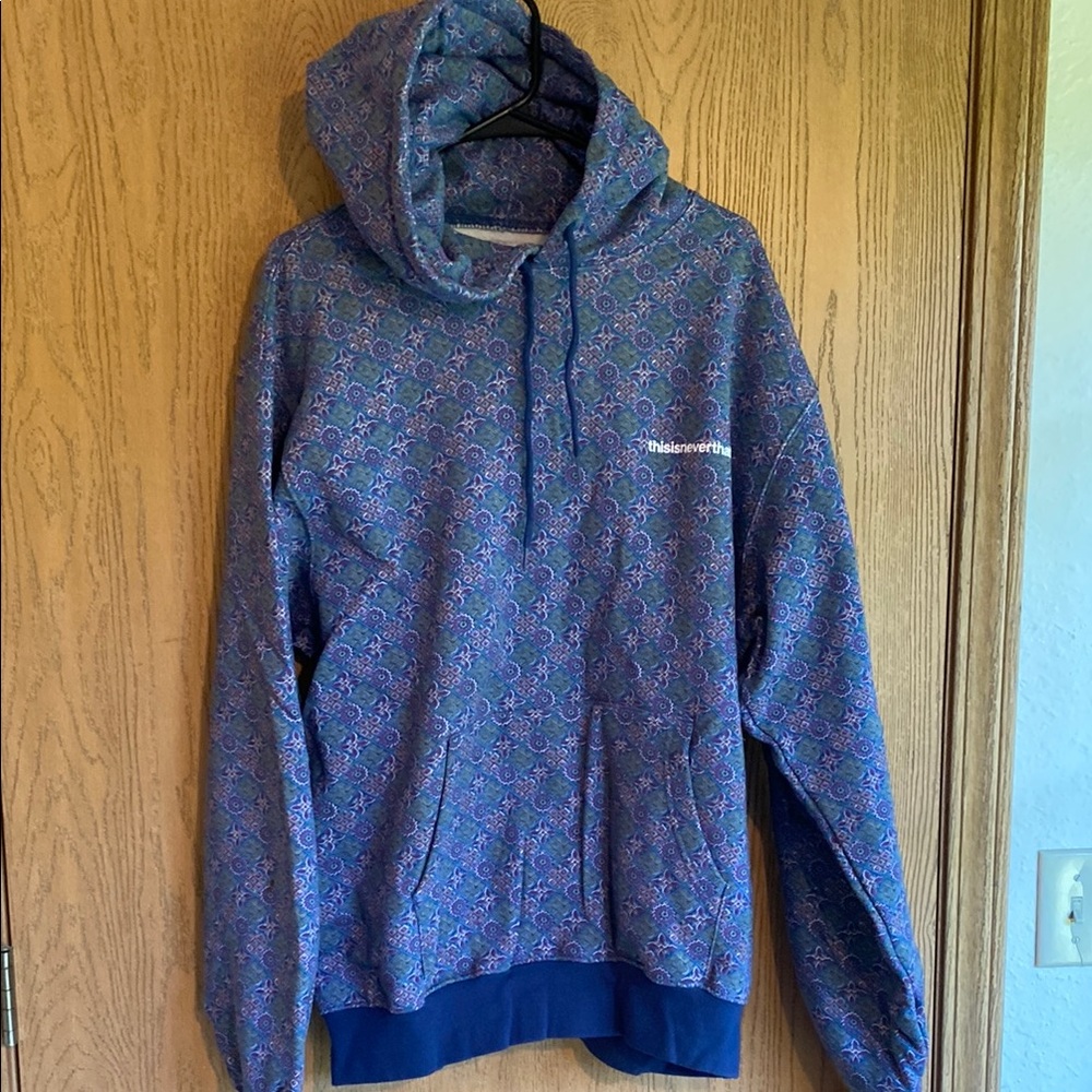 Thisneverthat patterned hoodie